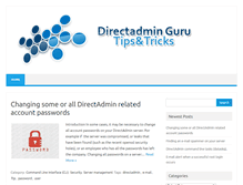 Tablet Screenshot of directadminguru.com